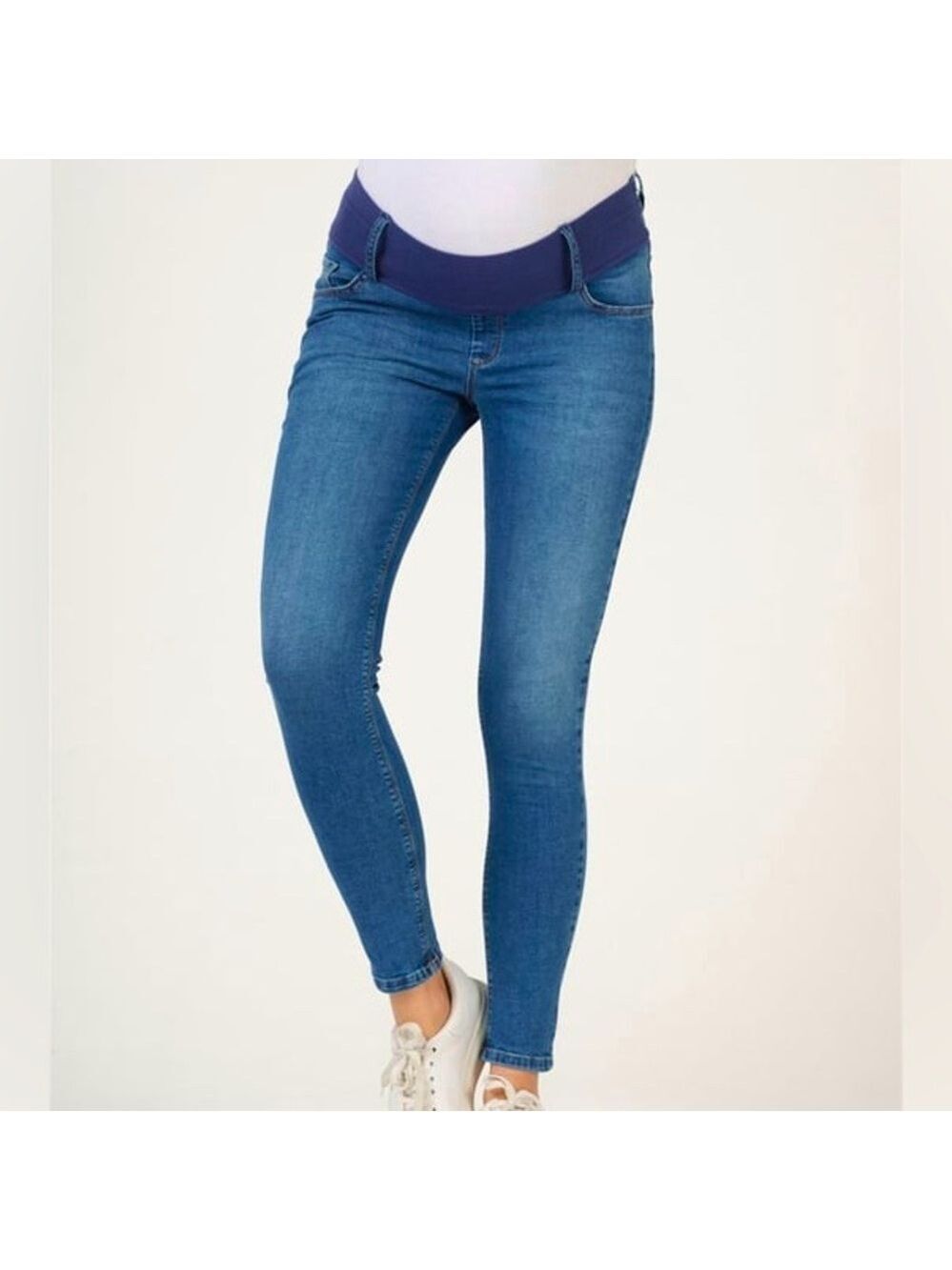 Mavi Maternity Skinny Jeans Blue, size 26/32